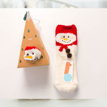 Load image into Gallery viewer, Christmas Gift Box - Cute Plush Socks（4 pairs）