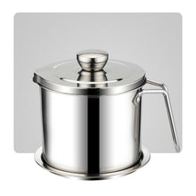 Load image into Gallery viewer, Stainless Steel Oil Strainer Storage Can