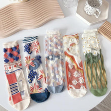 Load image into Gallery viewer, Summer Women Transparent Socks