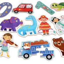 Load image into Gallery viewer, Children Education Wood Puzzle Set