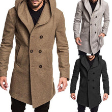 Load image into Gallery viewer, Men&#39;s Autumn &amp; Winter Pure Color Jacket Cotton Coat