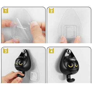 Creative Cute Wink Cat Hooks