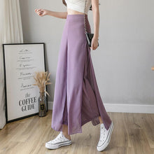 Load image into Gallery viewer, Ice Silk Chiffon Wide Leg Pants