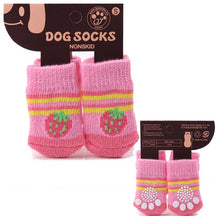 Load image into Gallery viewer, Non-slip Pet Socks with 4 straps