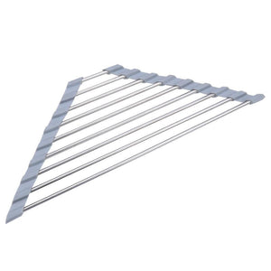 Triangle Roll Up Dish Drying Rack