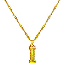 Load image into Gallery viewer, 18K Gold Plated Initial Letter Necklace