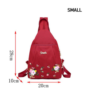 Embroidery Lightweight Backpack