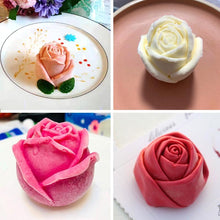 Load image into Gallery viewer, 3D Silicone Rose Shape Ice Cube Mold