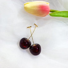 Load image into Gallery viewer, Cute 3D Cherry Earrings