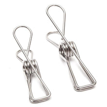 Load image into Gallery viewer, Stainless Steel Wire Clips for Clothes Drying