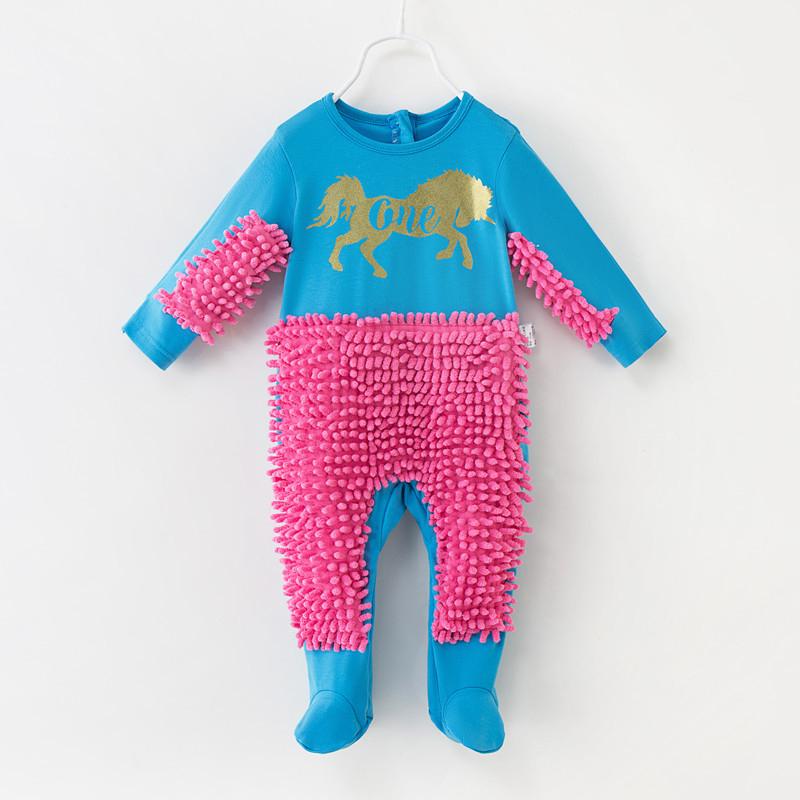 Baby Mop Romper Outfit