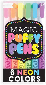 Magic Puffy Pens, Set of 6