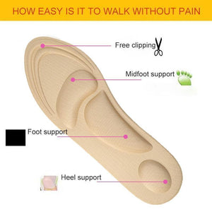 4D Arch Support Memory Foam Insole