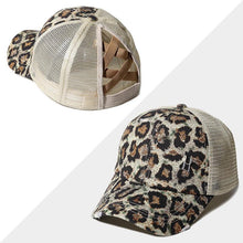 Load image into Gallery viewer, New Mesh Cross Outout Ponytail Baseball Cap