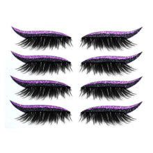 Load image into Gallery viewer, Reusable Eyeliner And Eyelash Stickers (4 Pairs)