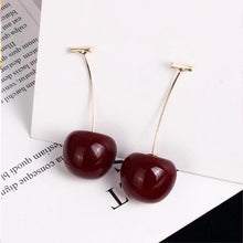 Load image into Gallery viewer, Cute 3D Cherry Earrings