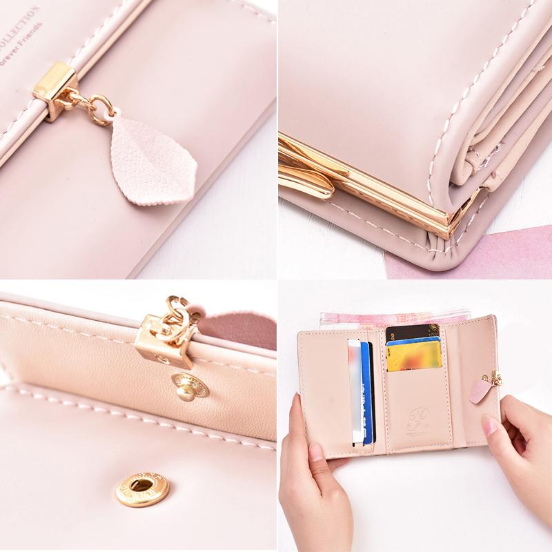 Leaf Tri-fold Short Wallet