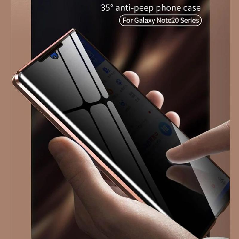 Samsung Anti-Peep Tempered Glass Phone Case