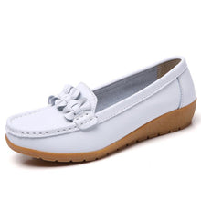 Load image into Gallery viewer, Women Solid Color Bowknot Casual Loafers