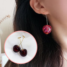 Load image into Gallery viewer, Cute 3D Cherry Earrings