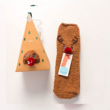 Load image into Gallery viewer, Christmas Gift Box - Cute Plush Socks（4 pairs）