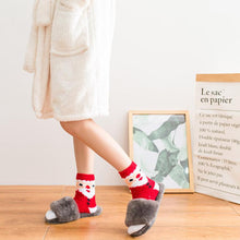 Load image into Gallery viewer, Christmas Fuzzy Fluffy Socks