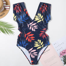 Load image into Gallery viewer, One-piece swimsuit Multicolor artistic style