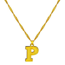 Load image into Gallery viewer, 18K Gold Plated Initial Letter Necklace