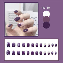 Load image into Gallery viewer, Full Cover Fake Nail Tips (24 PCs)