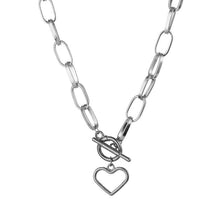 Load image into Gallery viewer, Thick Chain Toggle Clasp Necklace