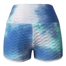 Load image into Gallery viewer, Tie Dye Print High Waist Yoga Shorts