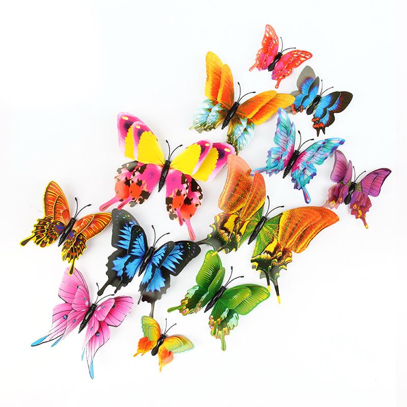 3D Butterfly Wall Mural Stickers