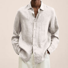 Load image into Gallery viewer, Men&#39;s Linen Regular-Fit Shirt