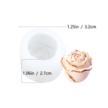 Load image into Gallery viewer, 3D Silicone Rose Shape Ice Cube Mold