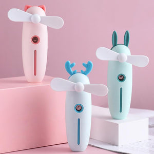 Mini Cartoon Portable Fan