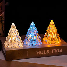 Load image into Gallery viewer, Mini LED Crystal Christmas Tree Night Light