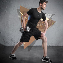 Load image into Gallery viewer, Men tight-fitting short-sleeved sportswear