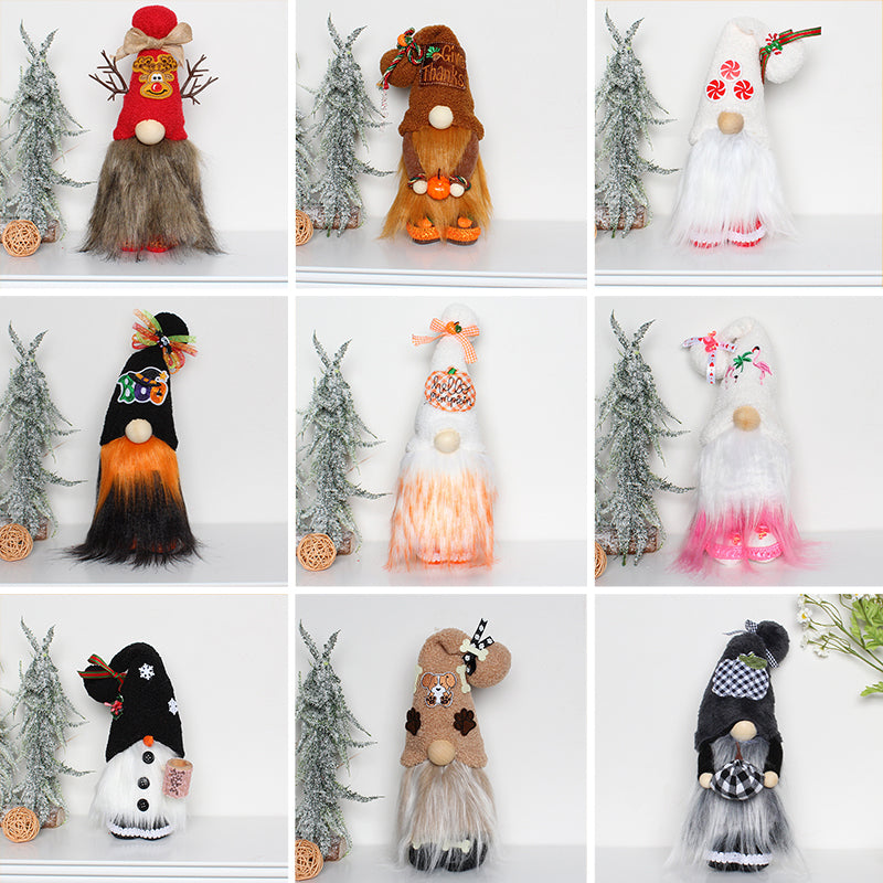 Christmas Faceless Doll Gnomes Decorations