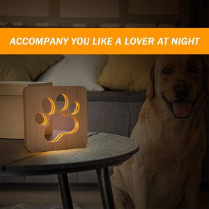 House Decor LED Wooden Lamp