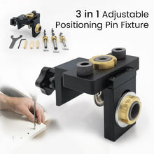 Load image into Gallery viewer, 3 in 1 Adjustable Woodworking Drilling Locator Puncher Tools