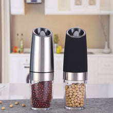 Load image into Gallery viewer, Automatic Electric Gravity Induction Salt and Pepper Grinder