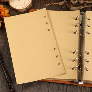 Vintage PU Leather Blank Kraft Bullet Journal