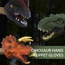 Load image into Gallery viewer, Dinosaur Hand Puppet Gloves