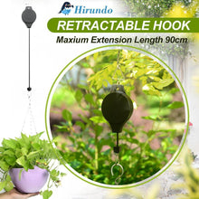 Load image into Gallery viewer, Hirundo Retractable Hook For Garden Baskets Pots, Birds Feeder