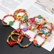 Load image into Gallery viewer, Colourful Wooden Bracelets