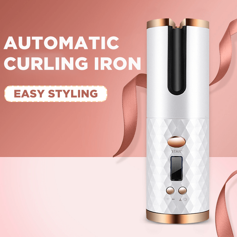 Wireless Auto Rotation Curling Iron