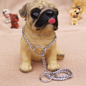 Dog Training Collars Snake P Choke Metal Slip Chain