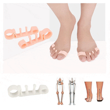 Load image into Gallery viewer, Elastic toe separator, 1 pair