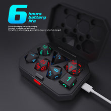 Load image into Gallery viewer, LED Flash Dice Set 7-pack The Electronic Dice