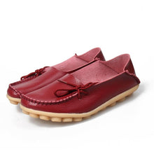 Load image into Gallery viewer, Women&#39;s Leather Loafers Moccasins